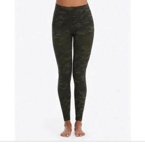 Spanx Camo Leggings Green